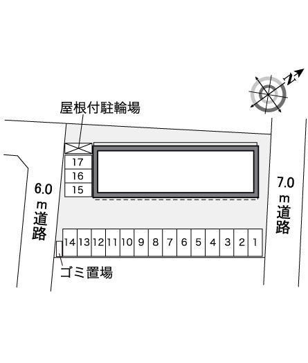 西ノ前(35875)の駐車配置図