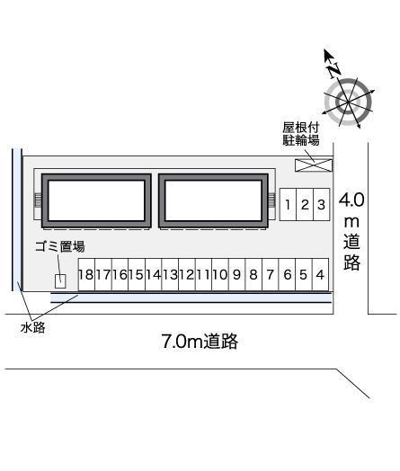 桜(25485)の駐車配置図