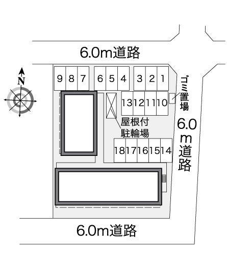 アプレシオⅠ(25615)の駐車配置図