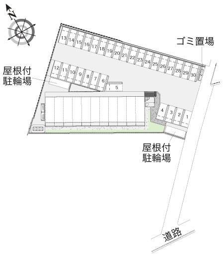 五島(42011)の駐車配置図