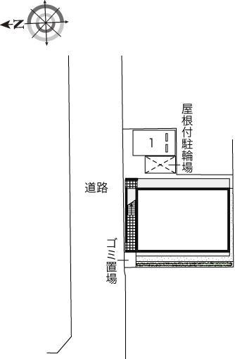フローリッシュⅡ(45638)の駐車配置図