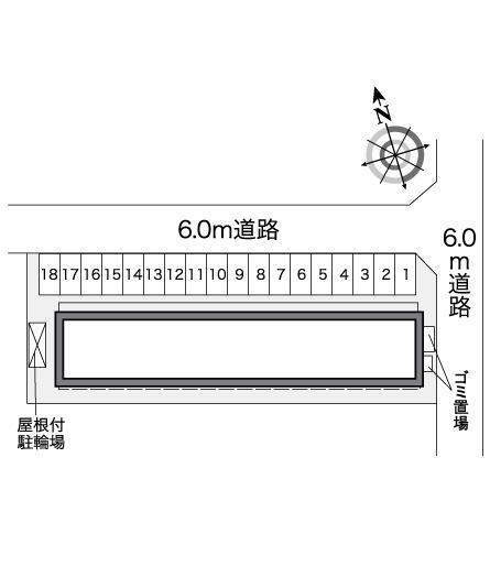 曙(27106)の駐車配置図