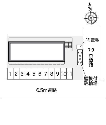 アビタシオン(37826)の駐車配置図