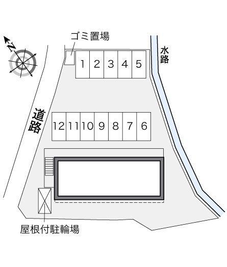 ふくみつ(36195)の駐車配置図