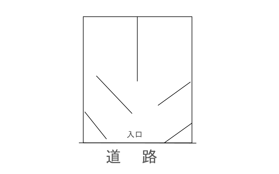 宜野座アパートの駐車配置図