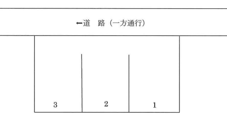 北本町Ｐの駐車配置図