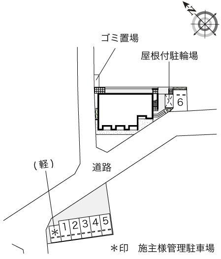 ＹＯＫＥＰＡＬＡＣＥ２(53633)　敷地外駐車場の駐車配置図