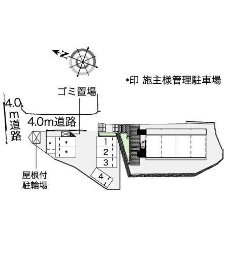 グリーンハイツ(43791)の駐車配置図