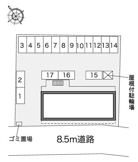 松浜東(40772)の駐車配置図