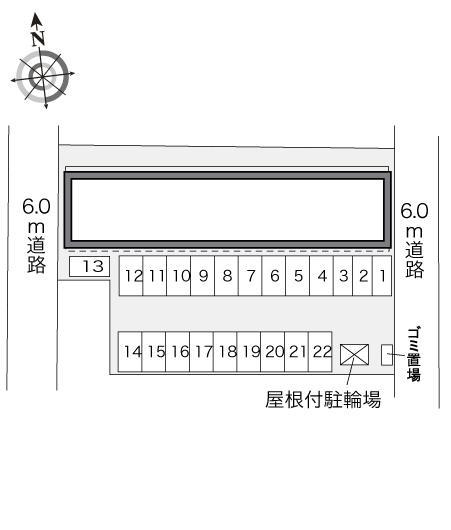 粟田(32893)の駐車配置図