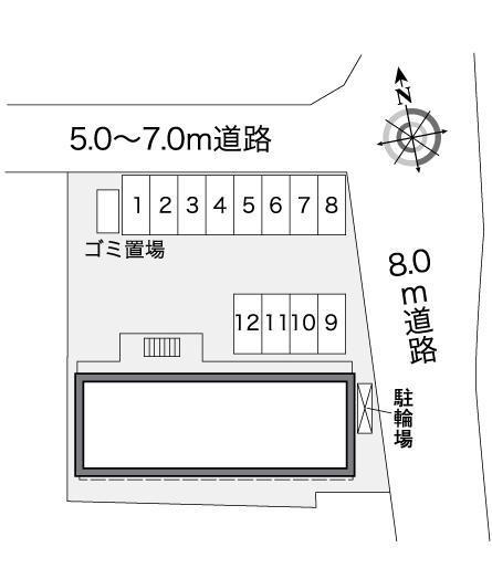 御舟入(25778)の駐車配置図