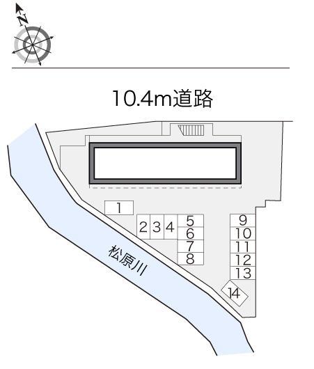 アオイ(17038)の駐車配置図