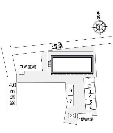 ホクレレ(25489)の駐車配置図