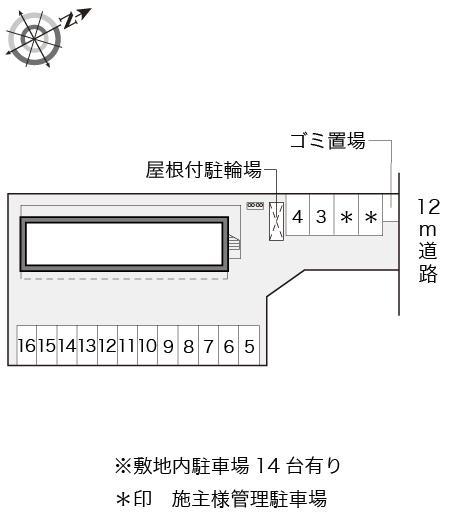 桜水(14892)の駐車配置図