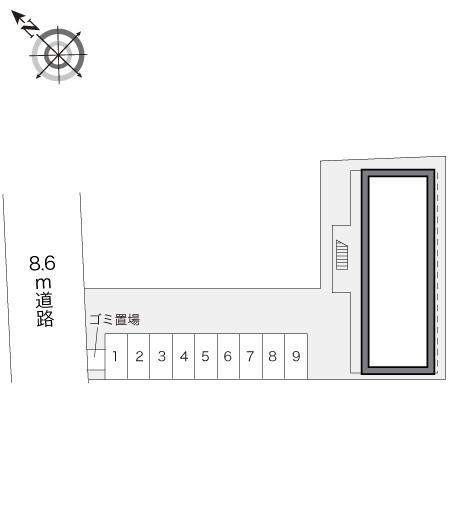 ｐｕｒｅ　ｈｅａｒｔ(17915)の駐車配置図