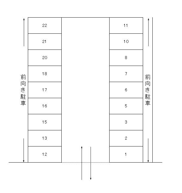 J-339の駐車配置図