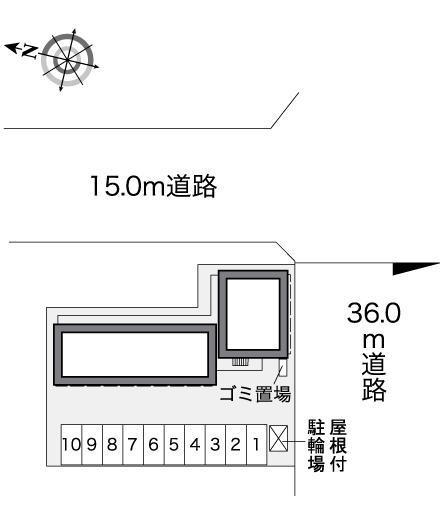 スカイミュー(27636)の駐車配置図