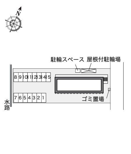 ＳＵＮＲＩＳＥⅡ(40974)の駐車配置図