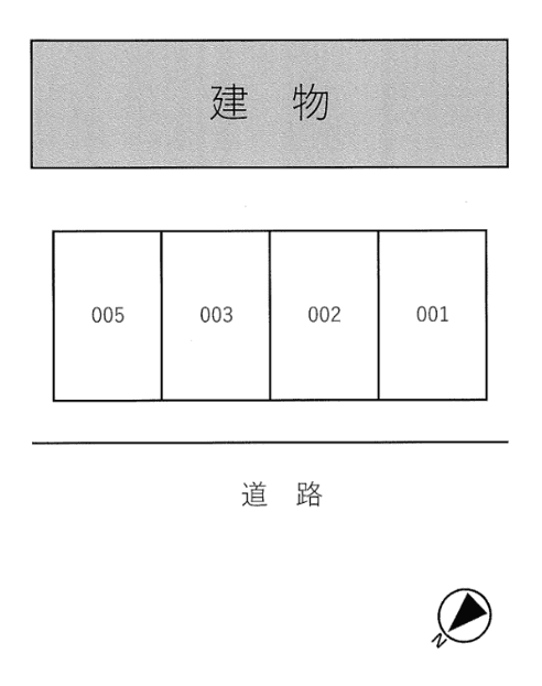 林パーキングの駐車配置図