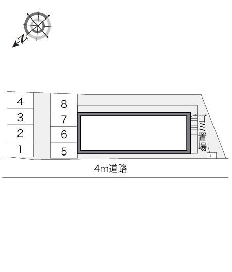 ＦａｖｏｒＧｒｏｖｅ(12742)の駐車配置図