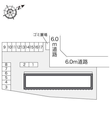 陽空(21000)の駐車配置図