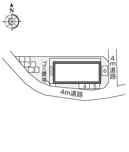 ＫＡＭＩＨＩＲＯＳＥ(13414)の駐車配置図