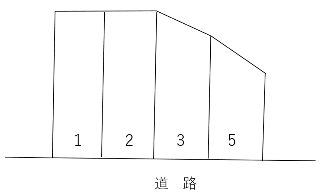 永田駐車場の駐車配置図