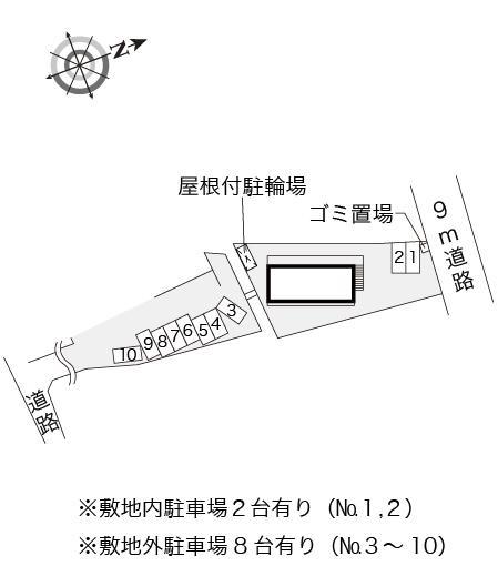Ｋ’ＳⅡ(15433)の駐車配置図
