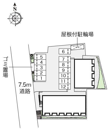 乙川(54837)の駐車配置図