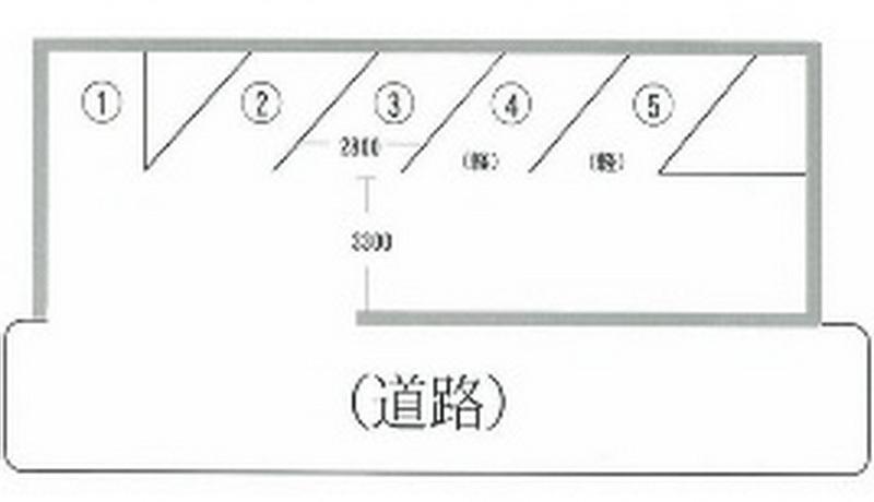 木村パーキングの駐車配置図