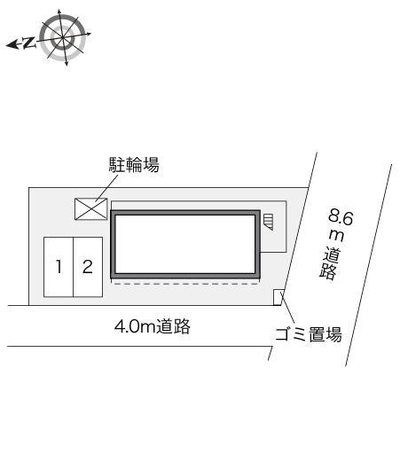 バンダイ(23697)の駐車配置図