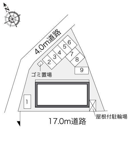 神楽(23741)の駐車配置図