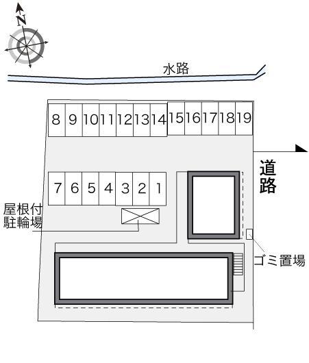 吾妻(34379)の駐車配置図