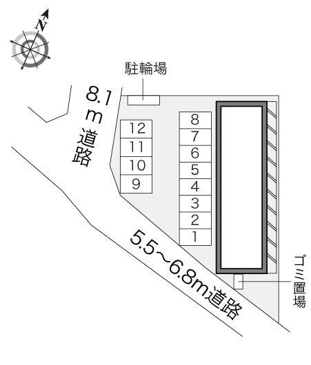プレミール(20359)の駐車配置図