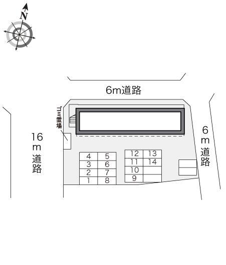 プラド(16086)の駐車配置図