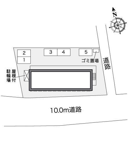 サニーコート(26830)の駐車配置図
