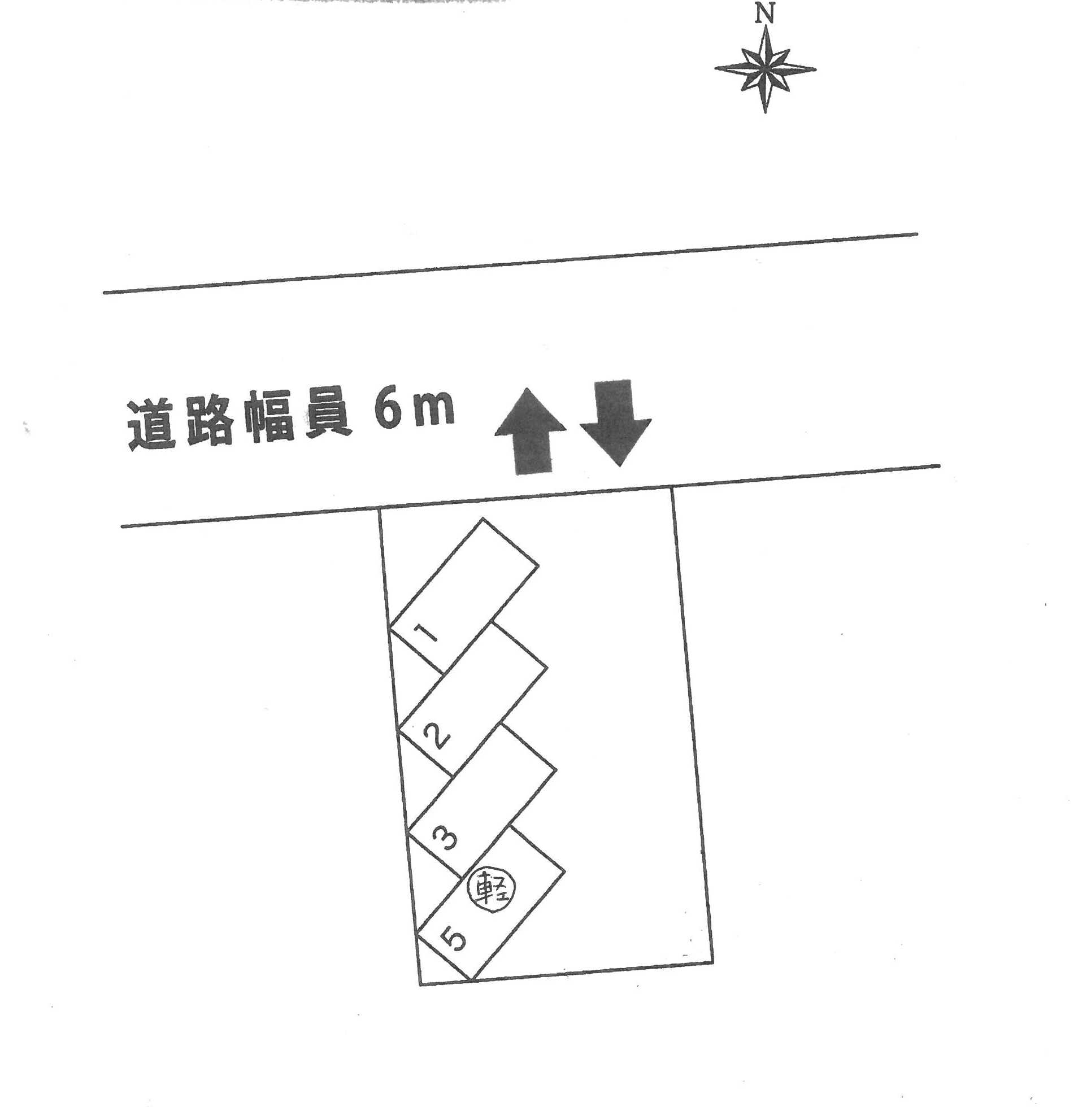 (24) 柴田駐車場の駐車配置図