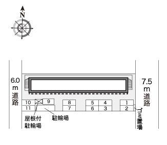 ファイン(15935)の駐車配置図