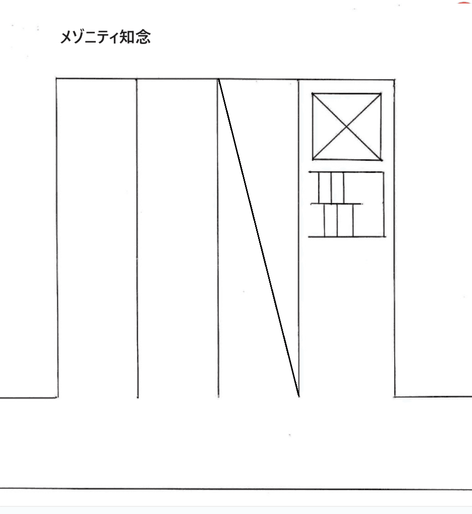 メゾニティ知念の駐車配置図
