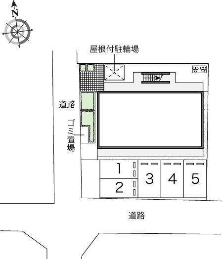 ＤＯＵＢＬＥＴＯＭＯ(43132)の駐車配置図