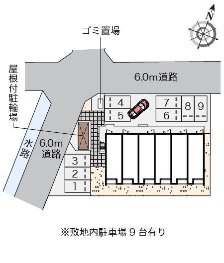クレイノ海幸Ⅲ(57691)の駐車配置図