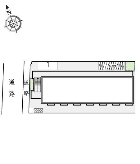 ｇｒｅｅｎ(14427)の駐車配置図