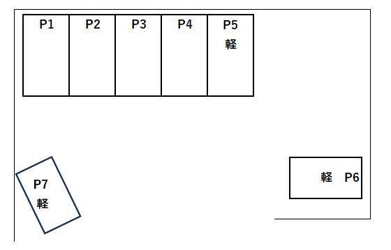ＦＫＫレジデンス駐車場Ａの駐車配置図