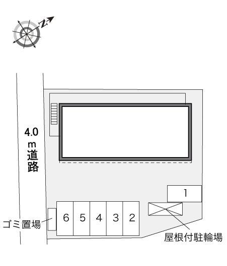 ＭＡＣＨＩＤＡ(33005)の駐車配置図