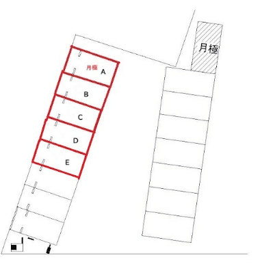東村山青葉町第１の駐車配置図