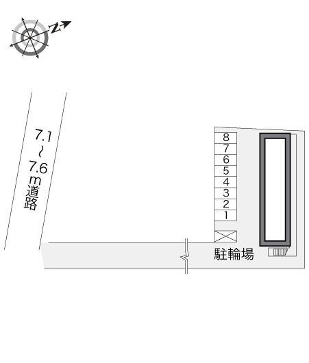 セジュール(13936)の駐車配置図
