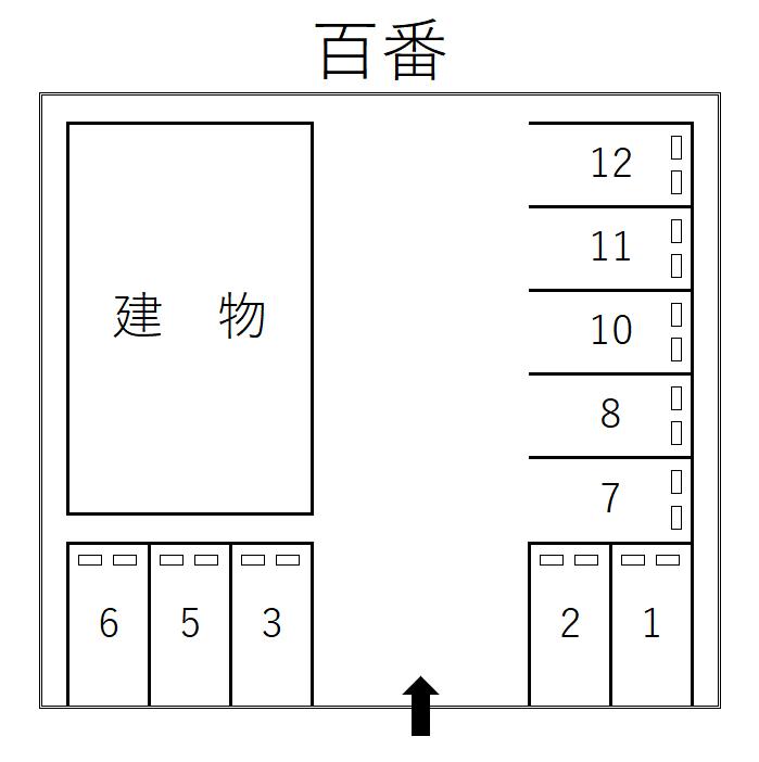 百番の駐車配置図