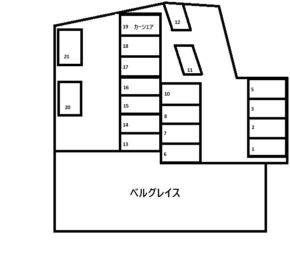 ベルグレイスパーキングの駐車配置図