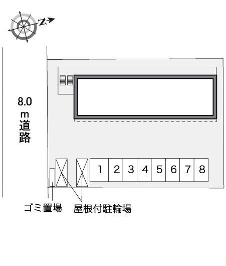 サンマルク(32492)の駐車配置図