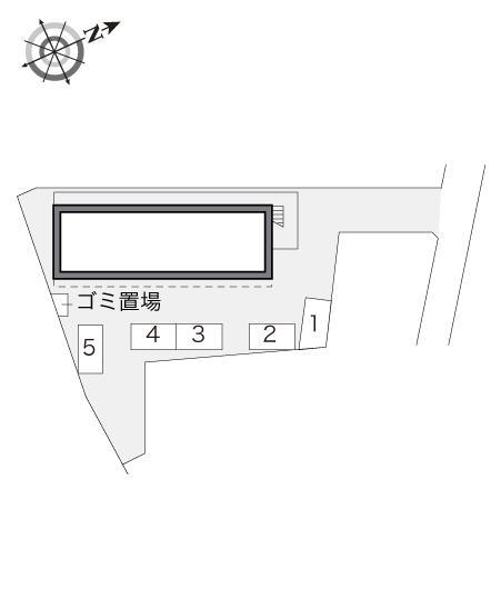 ラッキーハイムＴ(16633)の駐車配置図